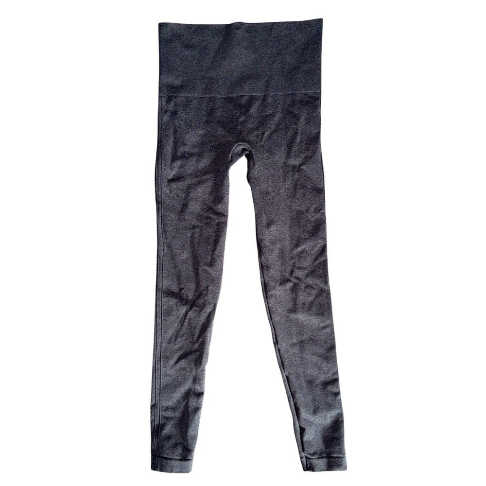 EUC Women's Spanx‎  Look at Me Now Leggings Heather Grey Size M